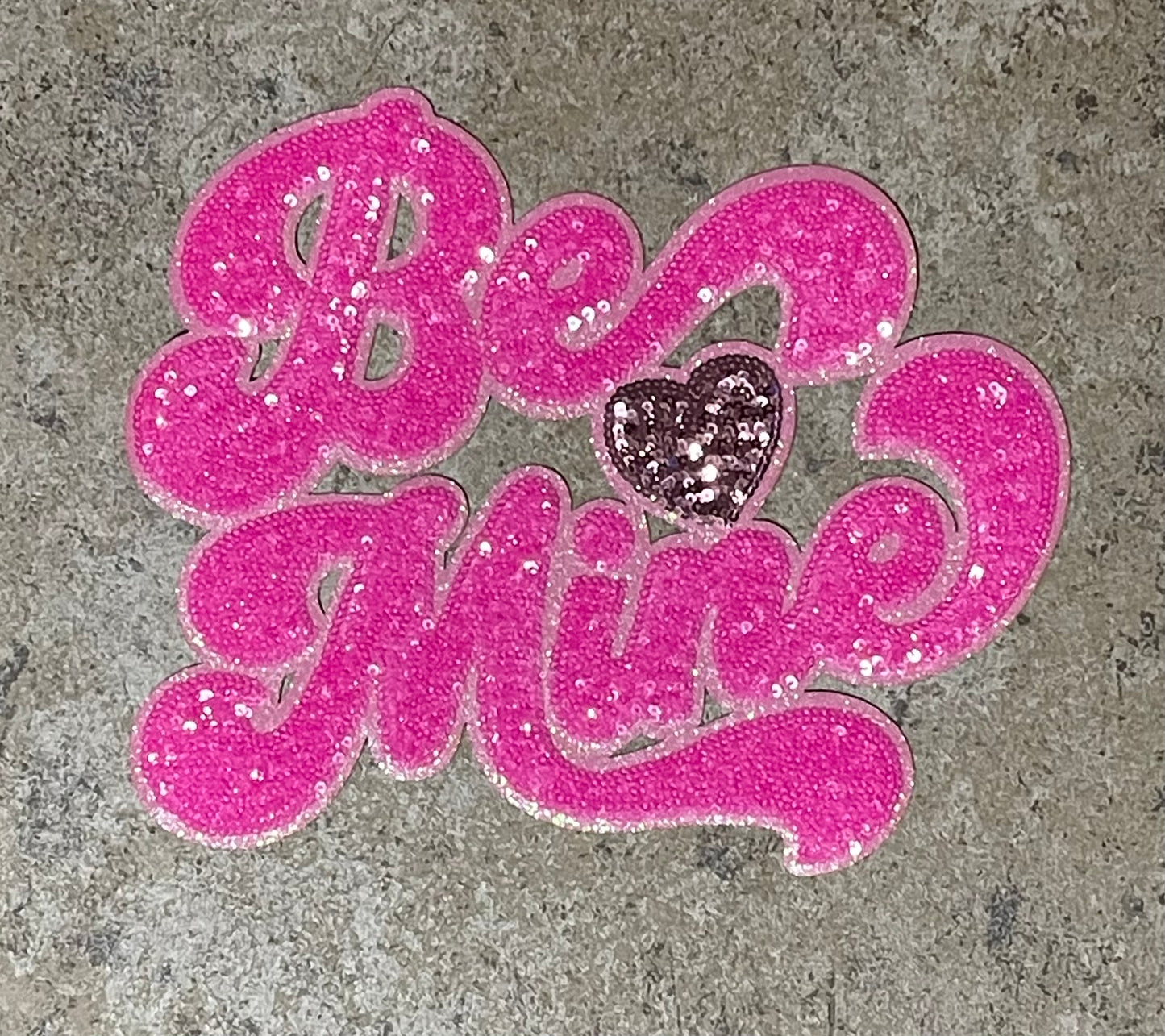 Be Mine Iron On Patch