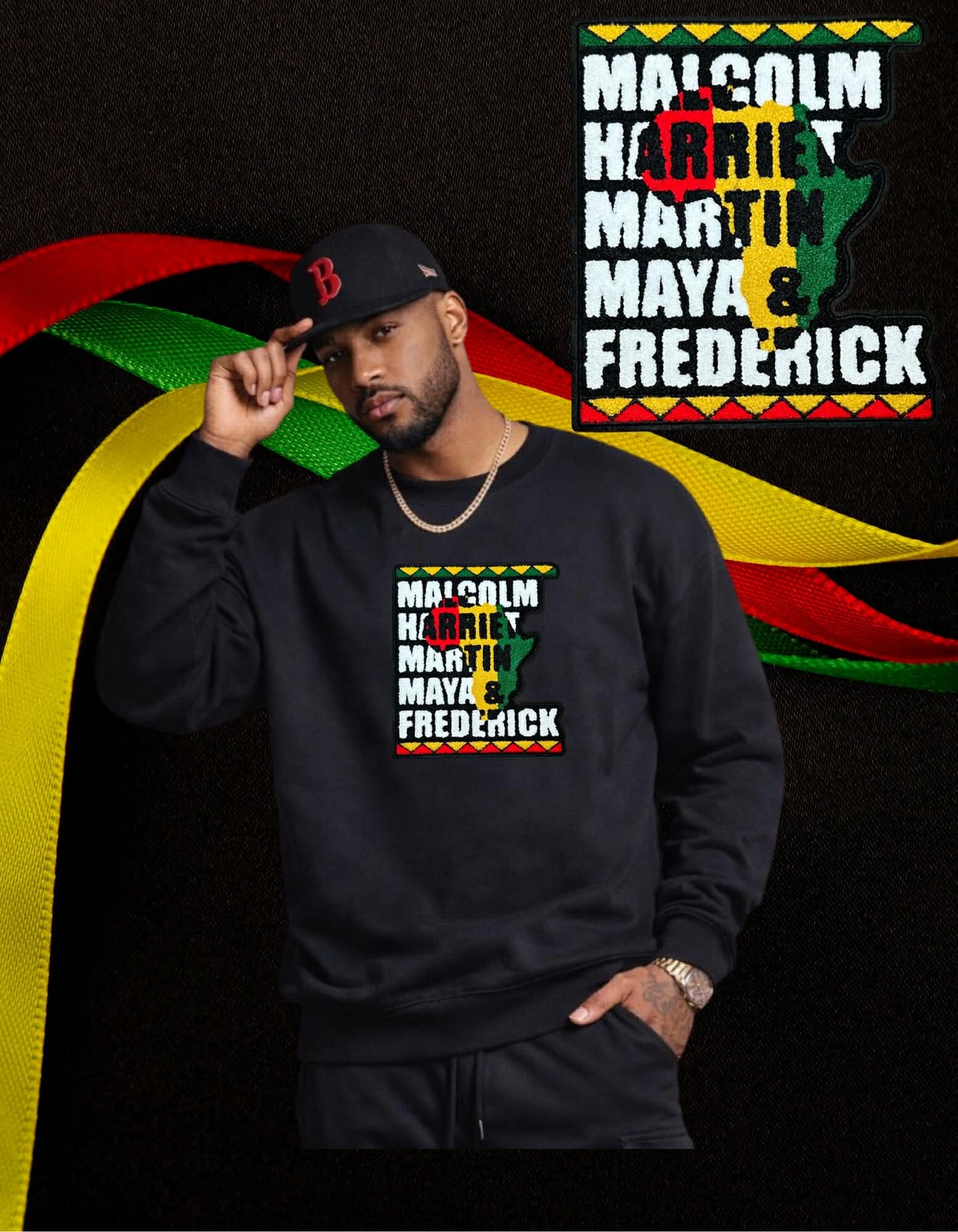 Black History Crewneck-Black Leaders