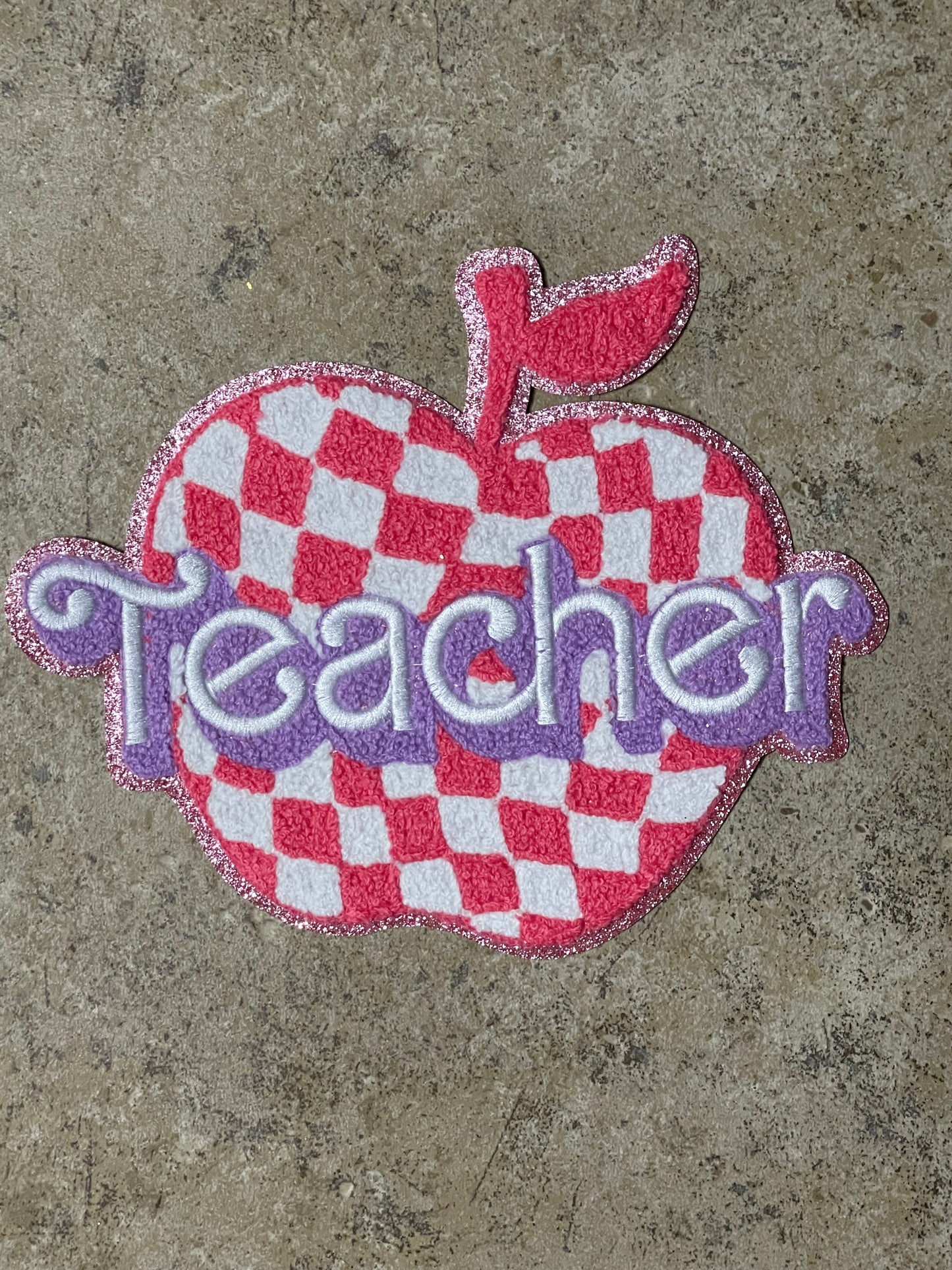 Teacher Iron On Patch