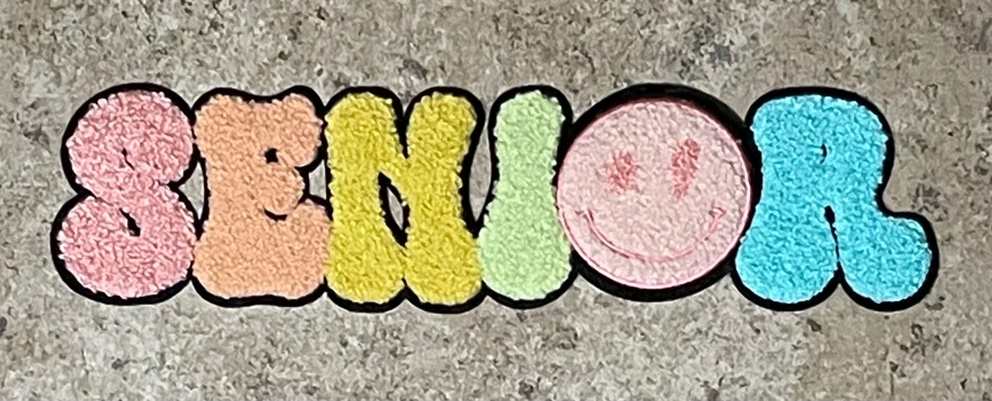 Senior Iron On Patch (Multi-color)