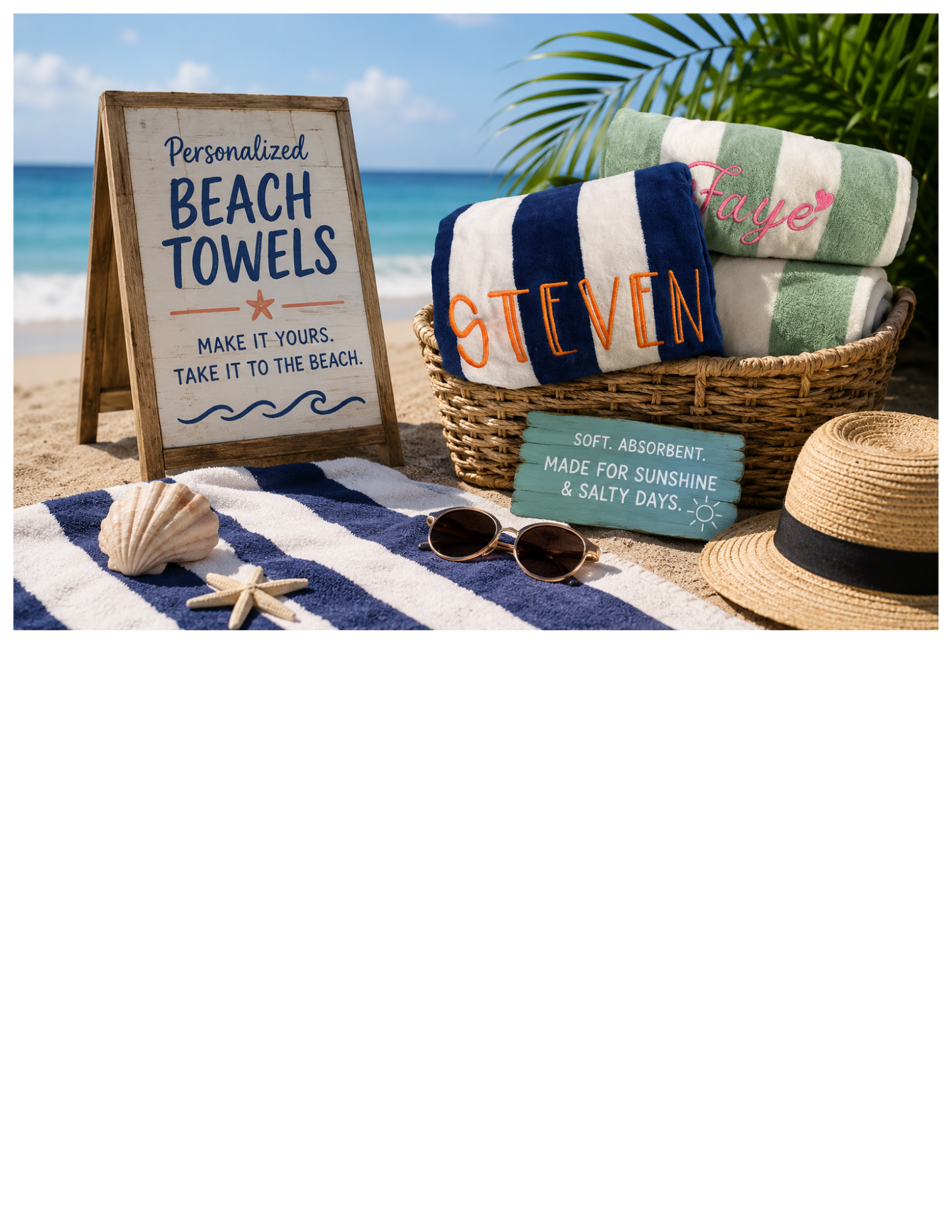 Personalized Beach Towel