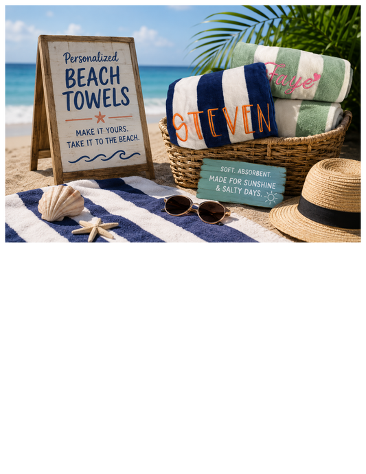 Personalized Beach Towel