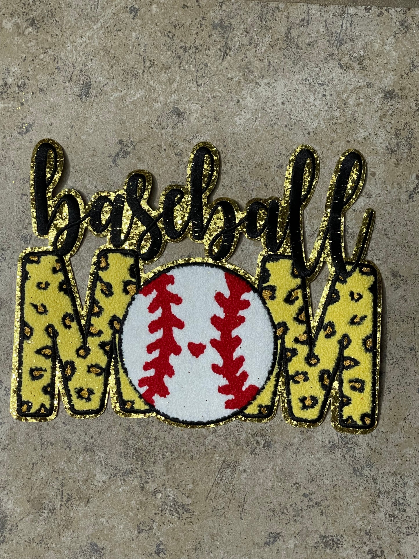 Baseball Mom Iron On Patch