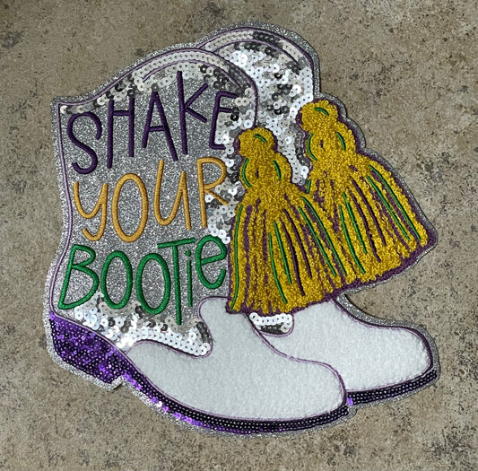 Shake your Bootie Iron On Patch