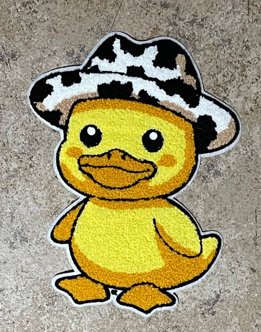 Cowboy Duck Iron On Patch