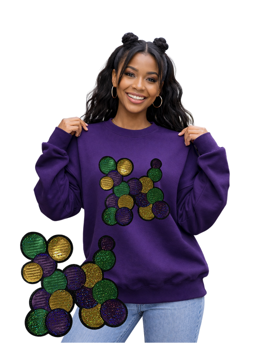 Mardi Gras Crewneck-Ballon Dog