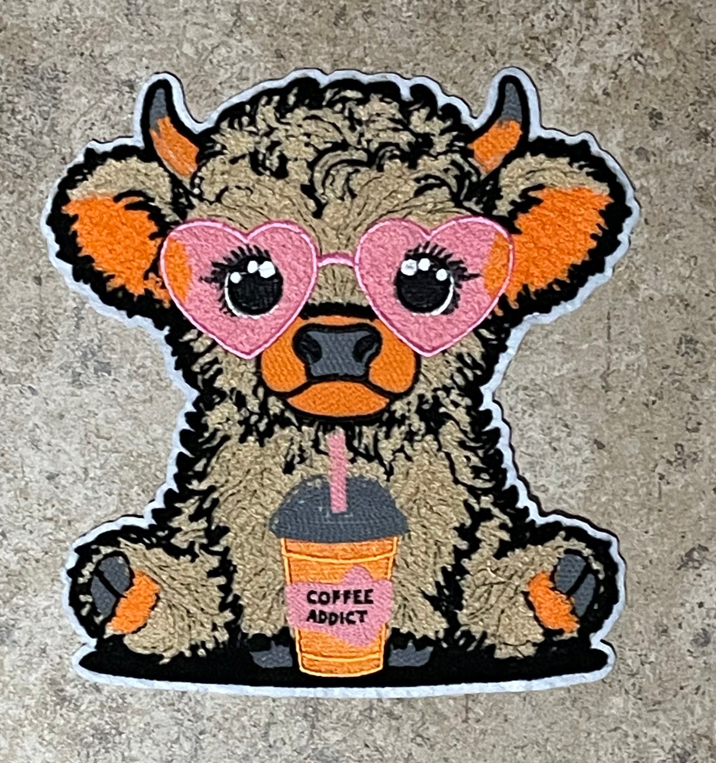 Coffee Addict Iron On Patch